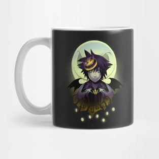 Dark Kingdom Hearts Sora - Halloween Moon Costume - Spooky Video Game Mug